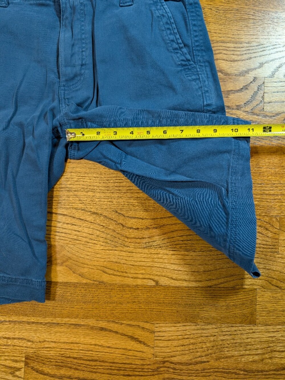 Roebuck & Co Men's Cargo Shorts Dark Blue Cotton Stretch Utility Size 32 - Picture 3 of 6